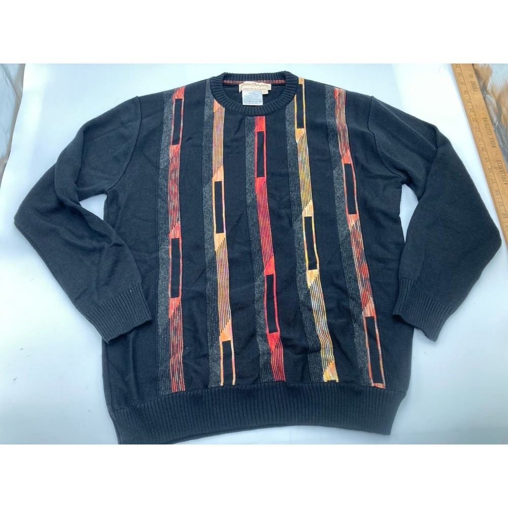 Vintage 90's Norm Thompson Pattern Pullover Sweater XL A